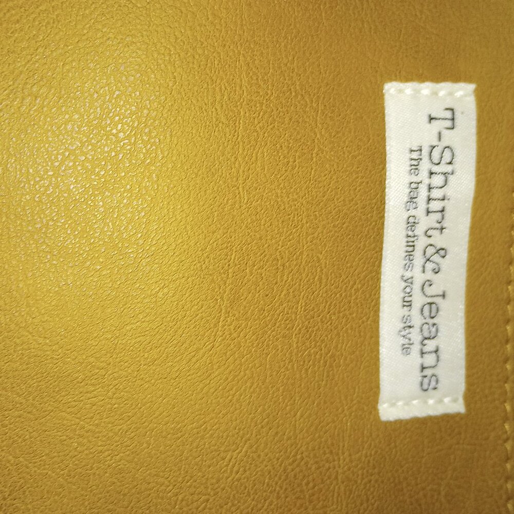 Faux leather handbag